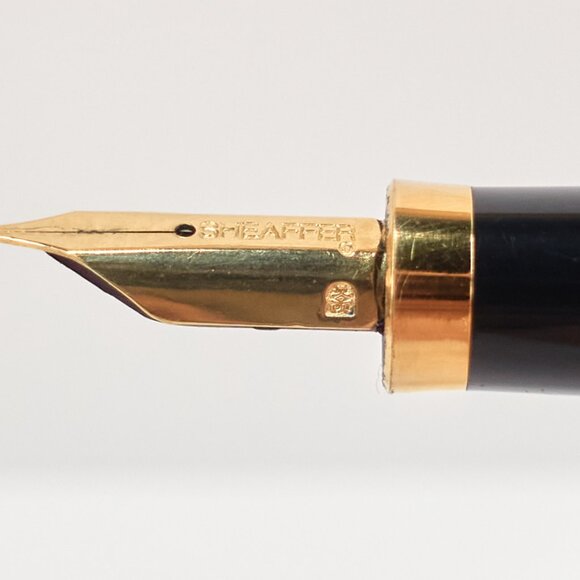 Sheaffer Gold Electroplated Fountain Pen / Made in USA / Vintage Writing Pen - Picture 13 of 16